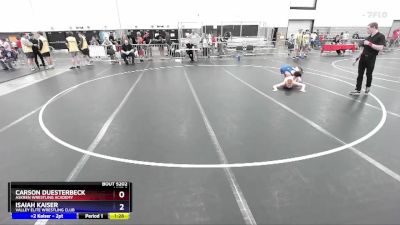 135 lbs Round 5 - Carson Duesterbeck, Askren Wrestling Academy vs Isaiah Kaiser, Valley Elite Wrestling Club