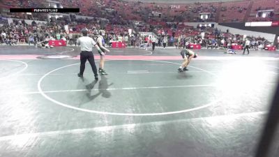 160 lbs Cons. Semi - Maximo Xolo, Sarbacker Wrestling Academy vs Lachlan Daffinson, GET Blue Demons