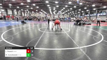 182 lbs Rr Rnd 3 - Logan Pausch, GNWC Red vs Michael Zunczkowski, Triumph Black