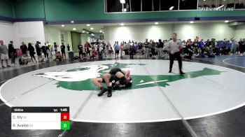 126 lbs Consi Of 32 #1 - Charlie Sly, NC vs Ryan Avalos, OH