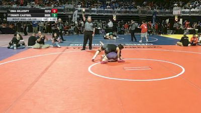 5A 130 lbs Champ. Round 1 - Ema Gillespy, Comal Pieper vs Triniti Casteel, North Richland Hills Birdville