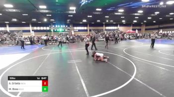 58 lbs Round Of 16 - Aiden Orbeta, SoCal Grappling Club vs Makenzi Boss, Gold Rush Wr Ac