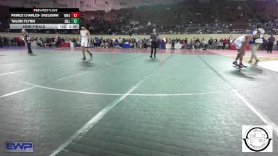 150 lbs Semifinal - Prince Charles- Shelburn, Yukon vs Talon Flynn, Sallisaw Wrestling