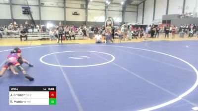 66 lbs 5th Place - James Crisman, Salem Elite vs Ritchy Montano, Mat Rats Rebooted