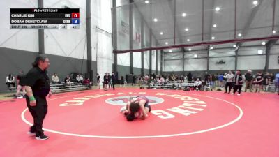 Junior FK - 144 lbs Cons. Semis - Charlie Kim, Roosters Wrestling Club vs Dobah Denetclaw, CNWC Concede Nothing Wrestling Club