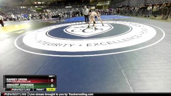 140 lbs Cons. Round 3 - Gregory Johansen, Askeo International Mat Club vs Ramsey Upson, Steelclaw Wrestling Club