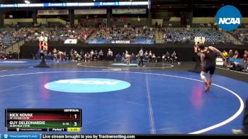 157 lbs Semifinal - Nick Novak, St. Cloud State vs Guy Deleonardis, Glenville State