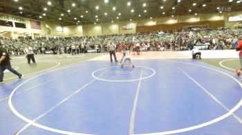 87 lbs Consi Of 4 - Jymini Waters, Oakdale WC vs Cain Mora, Spanish Springs WC