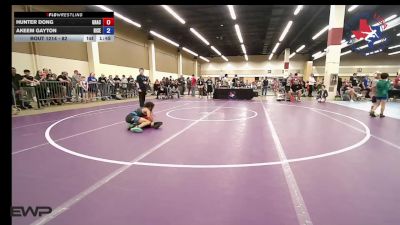 82 lbs Quarterfinal - Hunter Dong, Gracie Barra Westchase Wrestling Club vs Akeem Gayton, Rise Wrestling