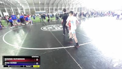 83 lbs Semifinal - Bowdee McPherson, UT vs Ryan Nored, CA