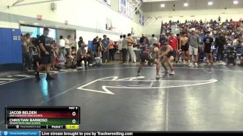 152 lbs Champ. Round 2 - Christian Barroso, Segerstrom High School vs Jacob Belden, San Clemente High School