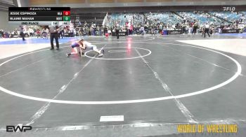 70 lbs 2nd Place - Jesse Espinoza, Inland Elite Wrestling Club vs Blaine Mahan, Northern Select Wrestling