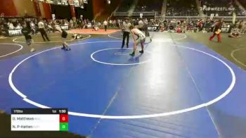 170 lbs Semifinal - Dayton Matthews, Kelly Wash Eastside United vs Noah Poe-Hatten, Flathead Valley WC