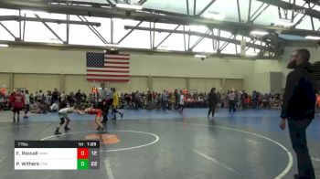77 lbs Prelims - Easton Rossell, Team VAWA ES vs Parker Withers, TYW ES