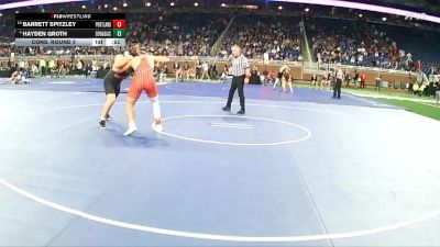 D3-215 lbs Cons. Round 2 - Barrett Spitzley, Portland vs Hayden Groth, Dowagiac