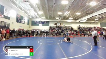 182 lbs Round Of 16 - Zach Jones, Bedford vs A.j. Lesmerises, Merrimack