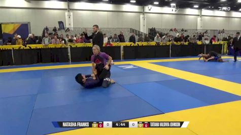 Tatiana Valdivia Johnson vs Natasha Franks 2024 World IBJJF Jiu-Jitsu No-Gi Championship