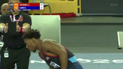 74 kg Quarterfinal - David Carr, USA vs Jarrett Jacques, USA