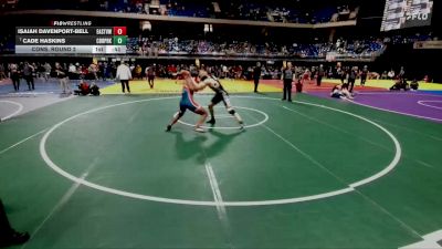 5A 190 lbs Cons. Round 2 - Cade Haskins, Cedar Park vs Isaiah Davenport-Bell, Georgetown East View