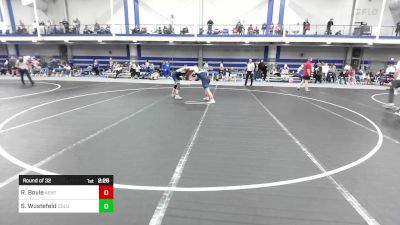 197 lbs Round Of 32 - Ryan Boyle, Kent State vs Sam Wustefeld, Columbia University