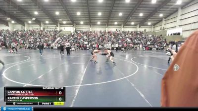 160 lbs Semifinal - Karter Casperson, Sons Of Atlas vs Canyon Cottle, Wasatch Wrestling Club