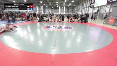 105 lbs Semis - Tommy Baxter, Punisher Wrestling Company vs Logan Batchelor, Lionheart Wrestling Club