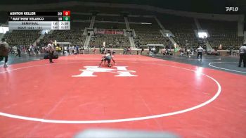 141 lbs Semifinal - Ashton Keller, Schreiner vs Matthew Velasco, Montevallo