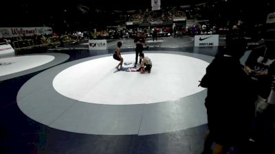 100 lbs Champ. Rd Of 32 - Louis Sanchez, USA Gold Wrestling Club vs Jax Valencia, Terminators Wrestling Club