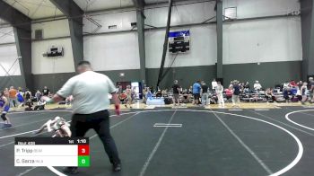 74 lbs Round Of 16 - Paxton Tripp, Beaver Dam Wrestling Club vs Cree Garza, Inland Northwest Training Center