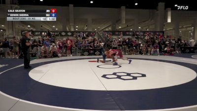 61 kg Cons. Rd Of 32 - Cale Seaton, Jackrabbit Wrestling Club vs Edwin Sierra, California