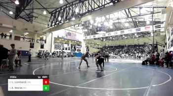 215 lbs Consi Of 16 #2 - Logan Lombardi, Council Rock North vs Augustus Warke, Bethlehem Catholic