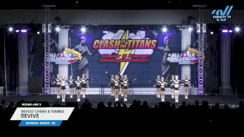 ReVolt Cheer & Tumble - Revive [2024 L3 Senior - D2 Day 2] 2024 ASC Clash of the Titans Schaumburg & CSG Dance Grand Nationals