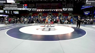 285 lbs Cons. Quarters - Zayne Candelaria, AZ vs James Hartleroad, IN
