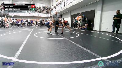 100 lbs Round Of 16 - Kelin Hill, Tulsa North Mabee Stampede vs Michael Evans III, Tulsa Blue T Panthers