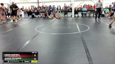 100 lbs Round 1 (6 Team) - Logan Hartzell, Warhawks Wrestling vs Jaxson Polhamus, Revolution Elite