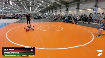 44 lbs Cons. Semi - Paxton Kaerwer, ReZults Wrestling vs Leon Ramos, Texas
