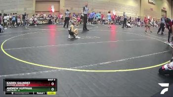 56 lbs Semis & 1st Wrestleback (8 Team) - Kaiden Galindez, Backyard Brawlers vs Andrew Huffman, Ares Black