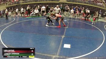 92 lbs 1st Place Match - Uipa Matagi, Team Pride Academy vs Landon Amerson, Shootbox