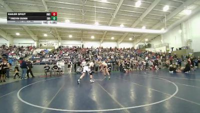 142 lbs Quarterfinal - Trevin Dunn, Sanderson Wrestling Academy vs Kailer Spjut, Northside Wrestling Club