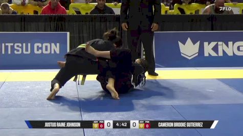 Cameron Brooke Gutierrez vs Justus Raine Johnson 2025 Pan Jiu Jitsu IBJJF Championship