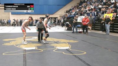 3 - 126 lbs Quarterfinal - James Dean, Lord Botetourt vs Connor Malin, East Rockingham