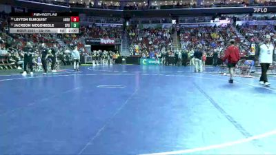 2A-106 lbs Champ. Round 1 - Jackson McGonegle, Center Point-Urbana vs Leyton Elmquist, Audubon