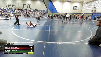 78 lbs Quarterfinal - Ethan Johnson, Ridgeline vs Samuel Martin, Champions Wrestling Club