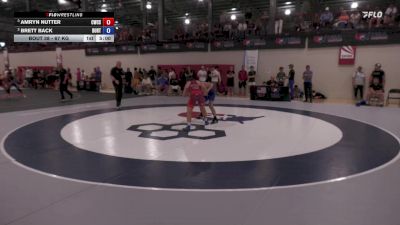 67 kg Semis - Amryn Nutter, Combat W.C. School Of Wrestling vs Brett Back, Dubuque RTC