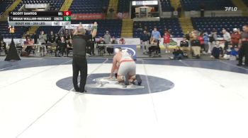 285 lbs Final - Scott Santos, Melrose vs Brian Waller-Reitano, Central Catholic