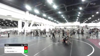 85 lbs Rr Rnd 4 - Hudson Proctor, Delta Wrestling Club vs James Hernandez, Savage House WC