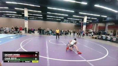 102 lbs Quarterfinal - Chase Reeve, Warrior Wrestling Club vs Zachary Banda, Apex Grappling Academy