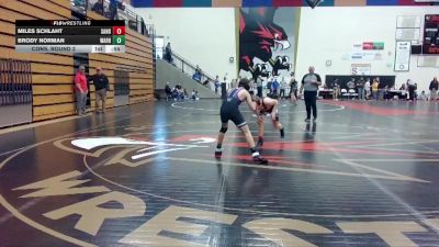 120 lbs Cons. Round 2 - Miles Schlaht, Sandy vs Brody Norman, Warrenton
