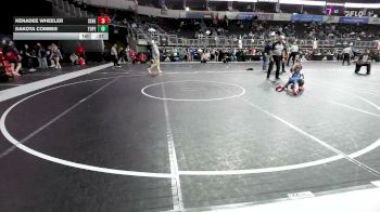 53 lbs 3rd Place - Kenadee Wheeler, Seneca Youth WC vs Dakota Combes, Topeka Blue Thunder