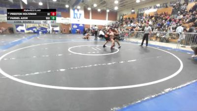 165 lbs Cons. Round 2 - Preston Holtzman, Huntington Beach vs Parnel Azor, Warren